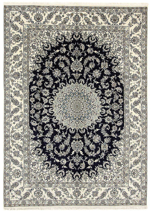 Tappeto Persero - Nain - 343 x 251 cm - blu scuro