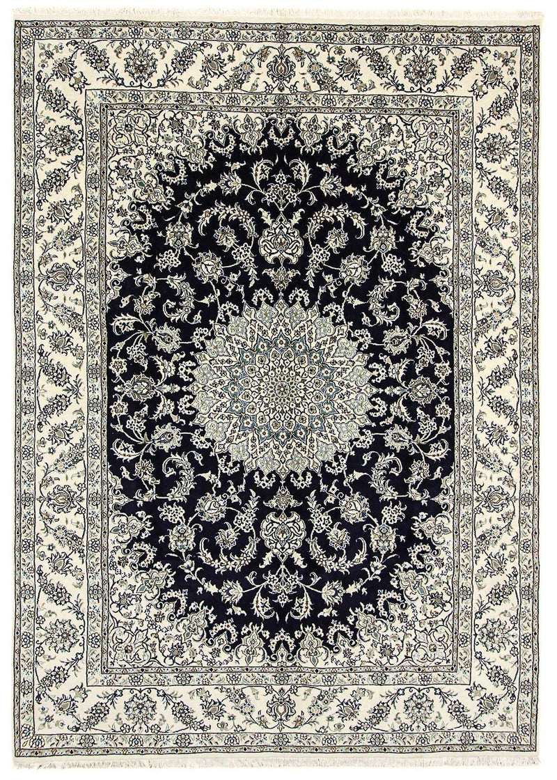 Tappeto Persero - Nain - 343 x 251 cm - blu scuro