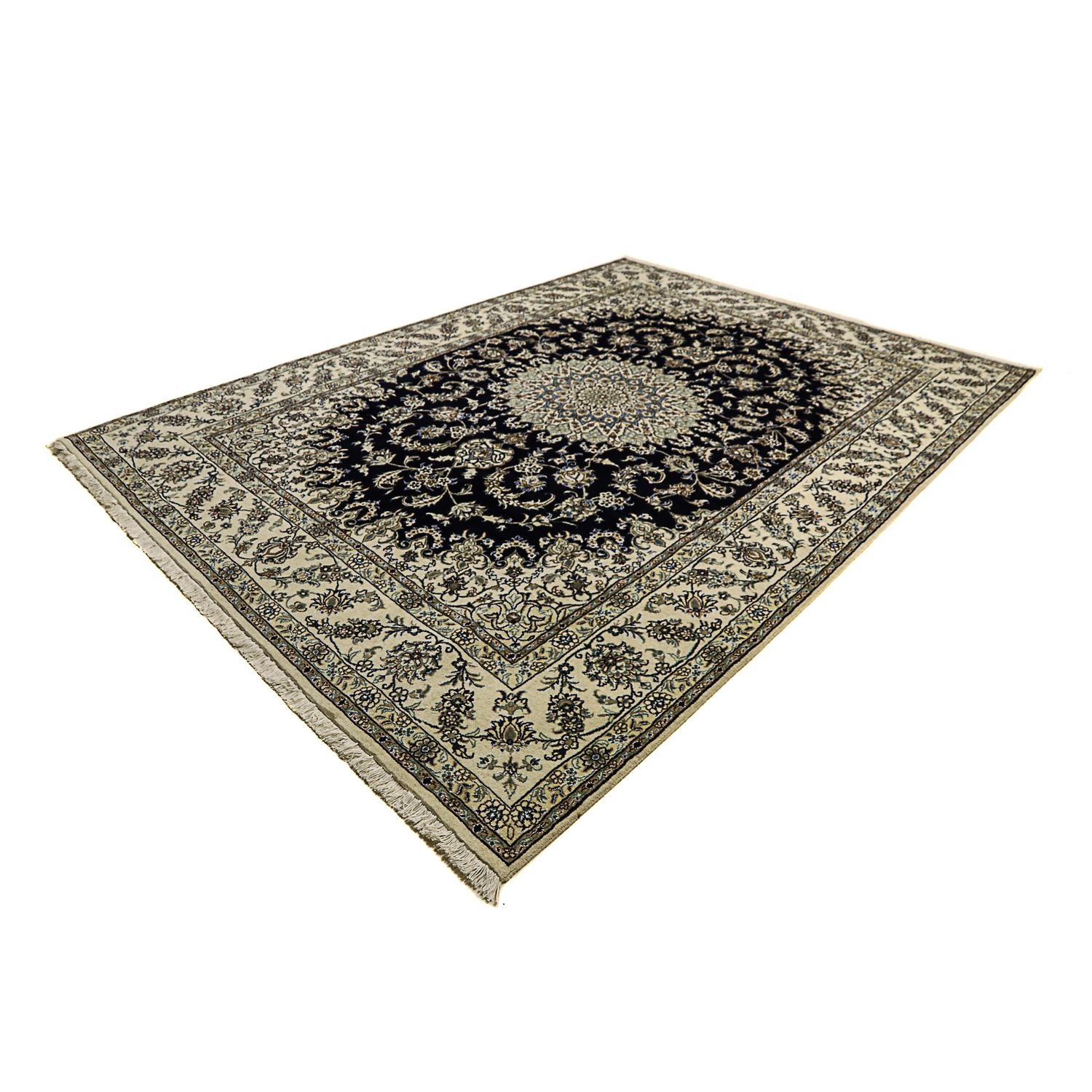 Tappeto Persero - Nain - 343 x 251 cm - blu scuro
