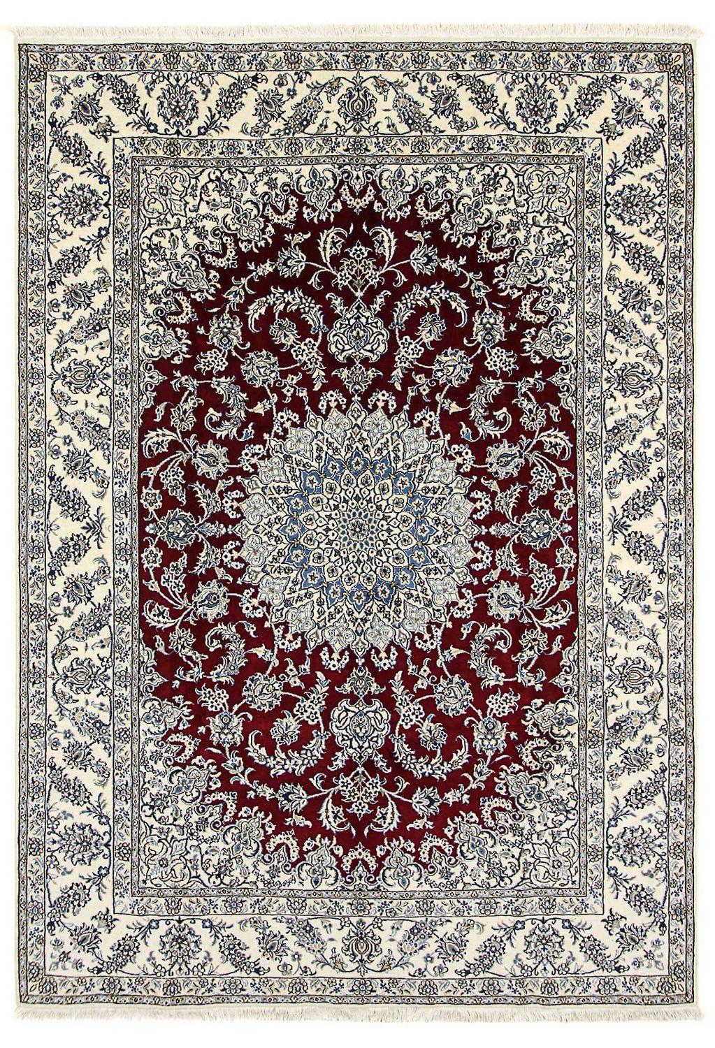 Tappeto Persero - Nain - 346 x 246 cm - rosso scuro