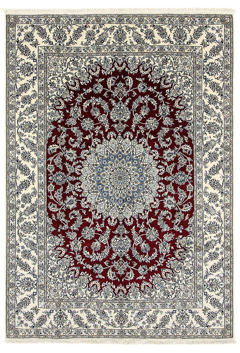 Tappeto Persero - Nain - 346 x 246 cm - rosso scuro