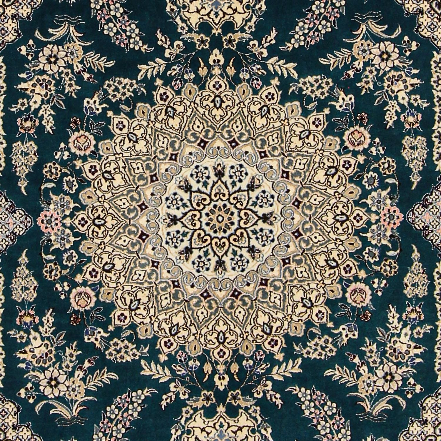Tappeto Persero - Nain - Premio - 234 x 156 cm - blu scuro