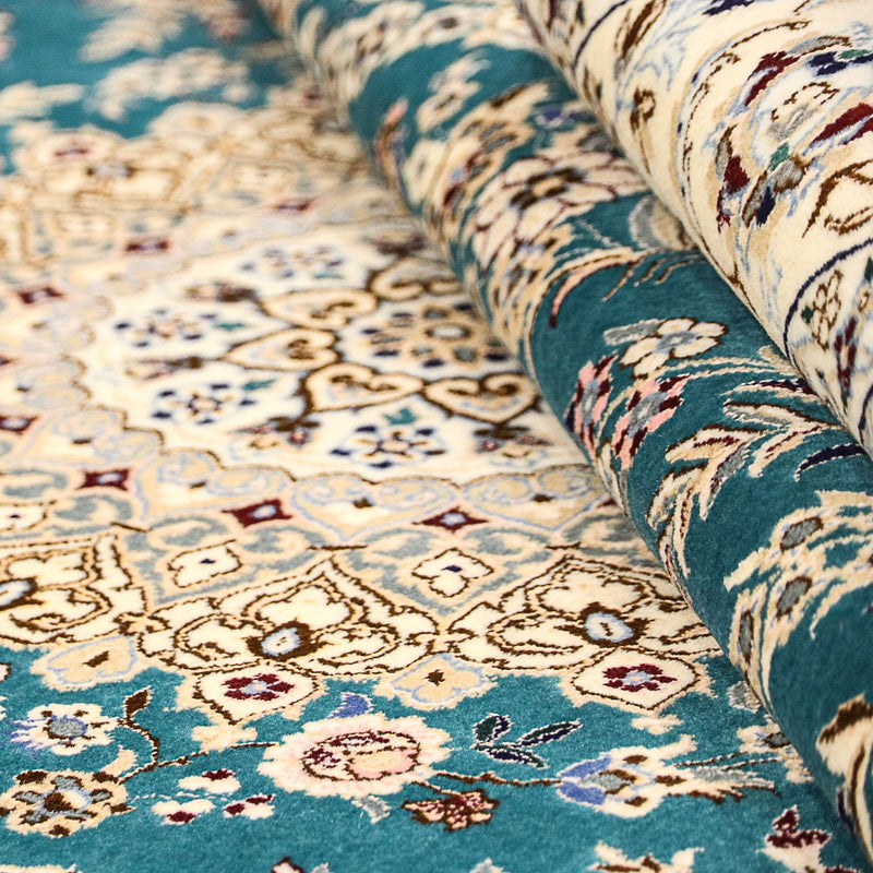 Tappeto Persero - Nain - Premio - 234 x 156 cm - blu scuro