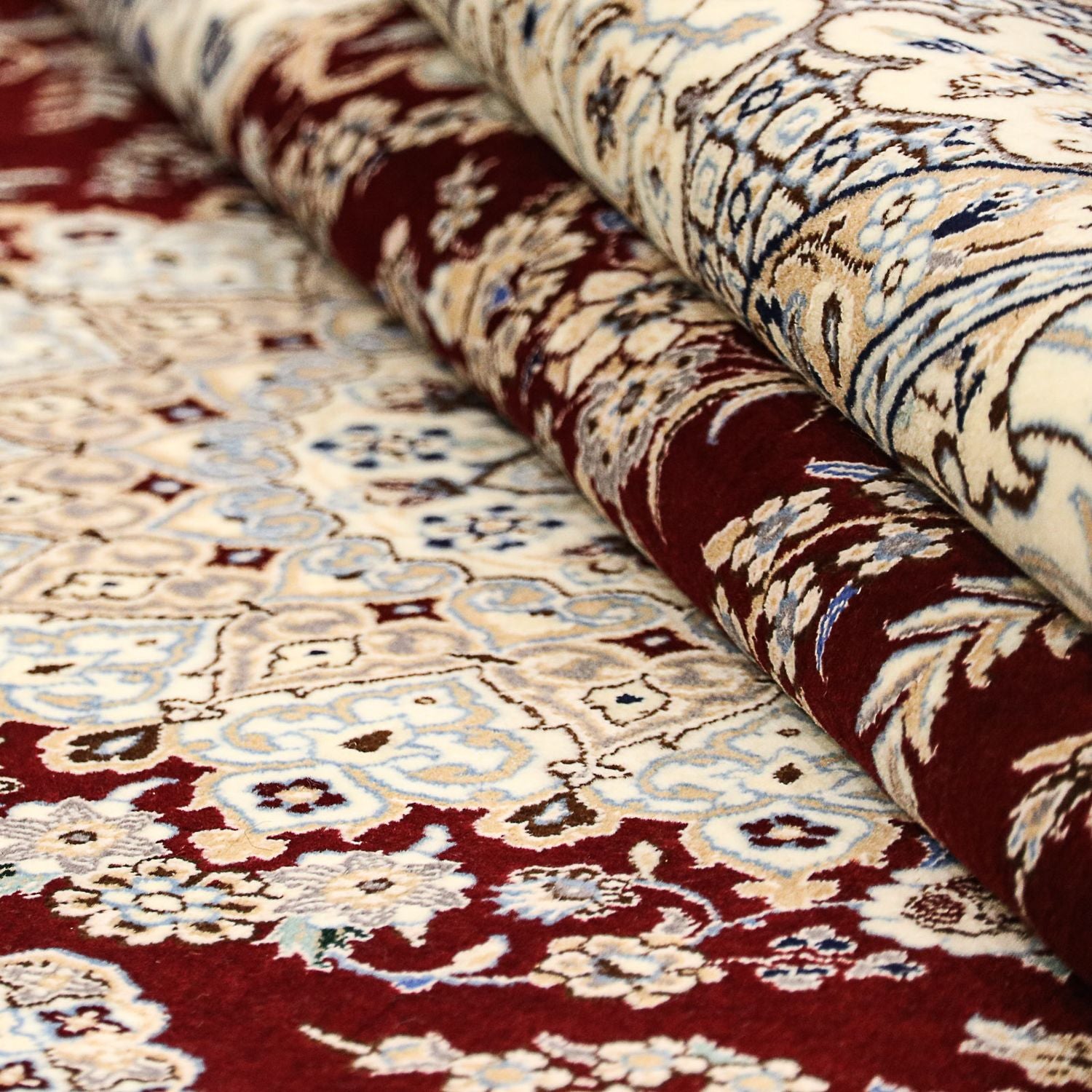Tappeto Persero - Nain - Premio - 245 x 151 cm - blu scuro