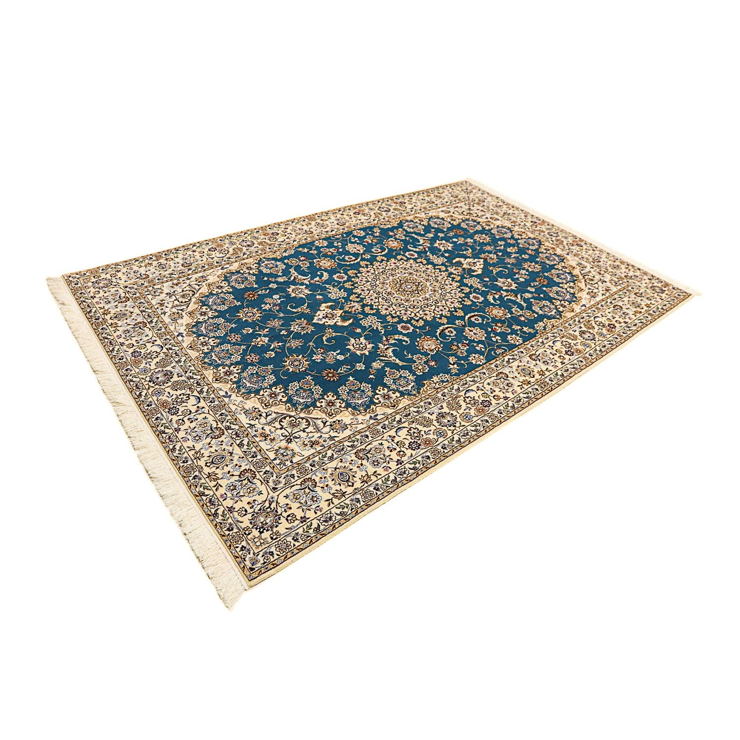 Tappeto Persero - Nain - Premio - 236 x 154 cm - blu
