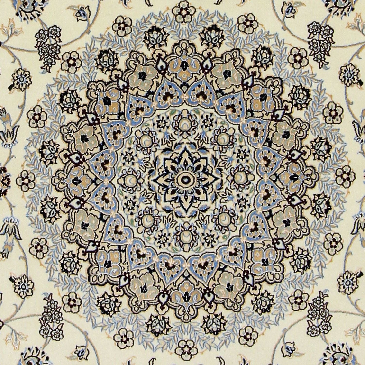 Tappeto Persero - Nain - Premio quadrato  - 205 x 205 cm - beige