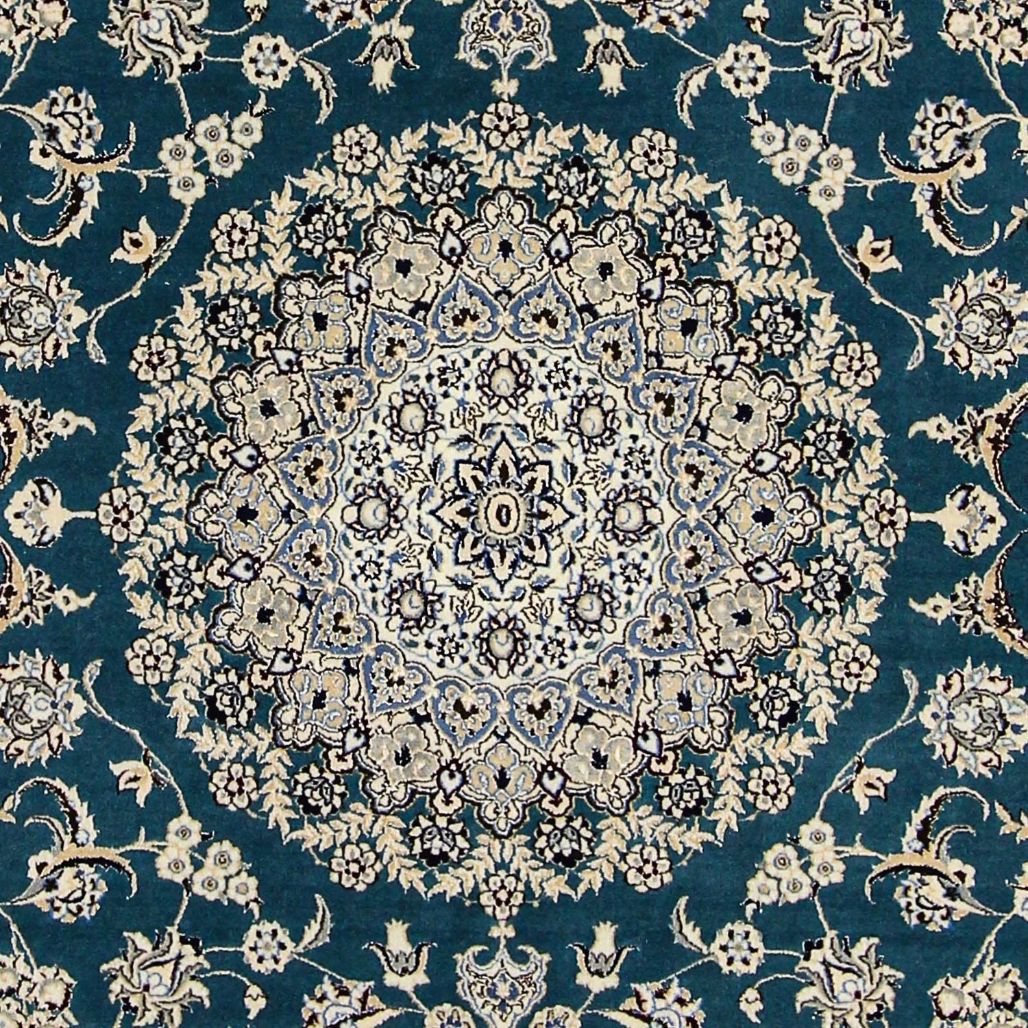 Tappeto Persero - Nain - Premio - 244 x 200 cm - blu scuro