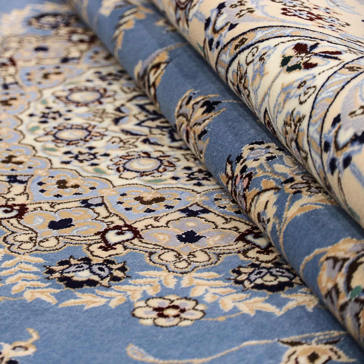 Tappeto Persero - Nain - Premio - 255 x 206 cm - blu