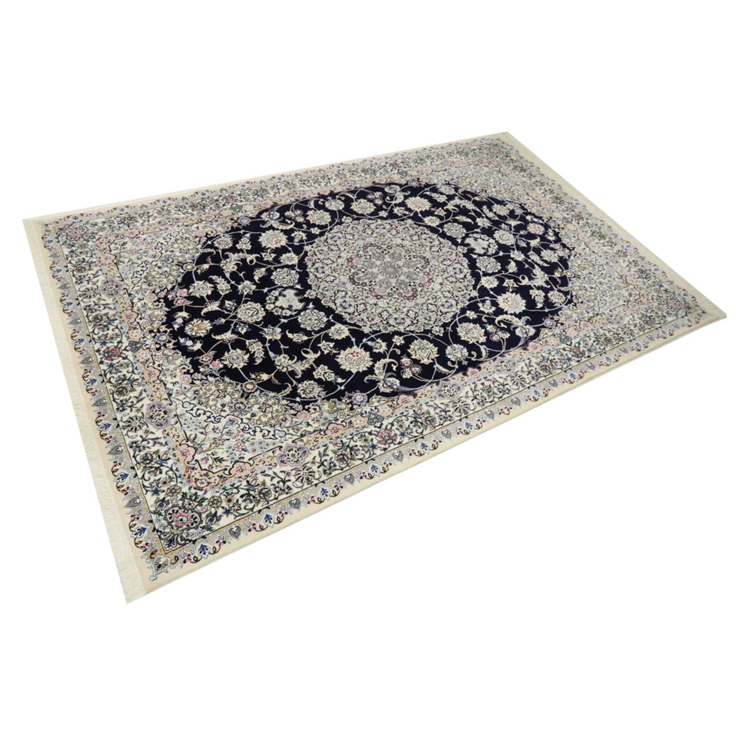 Tappeto Persero - Nain - Reale - 309 x 205 cm - blu scuro