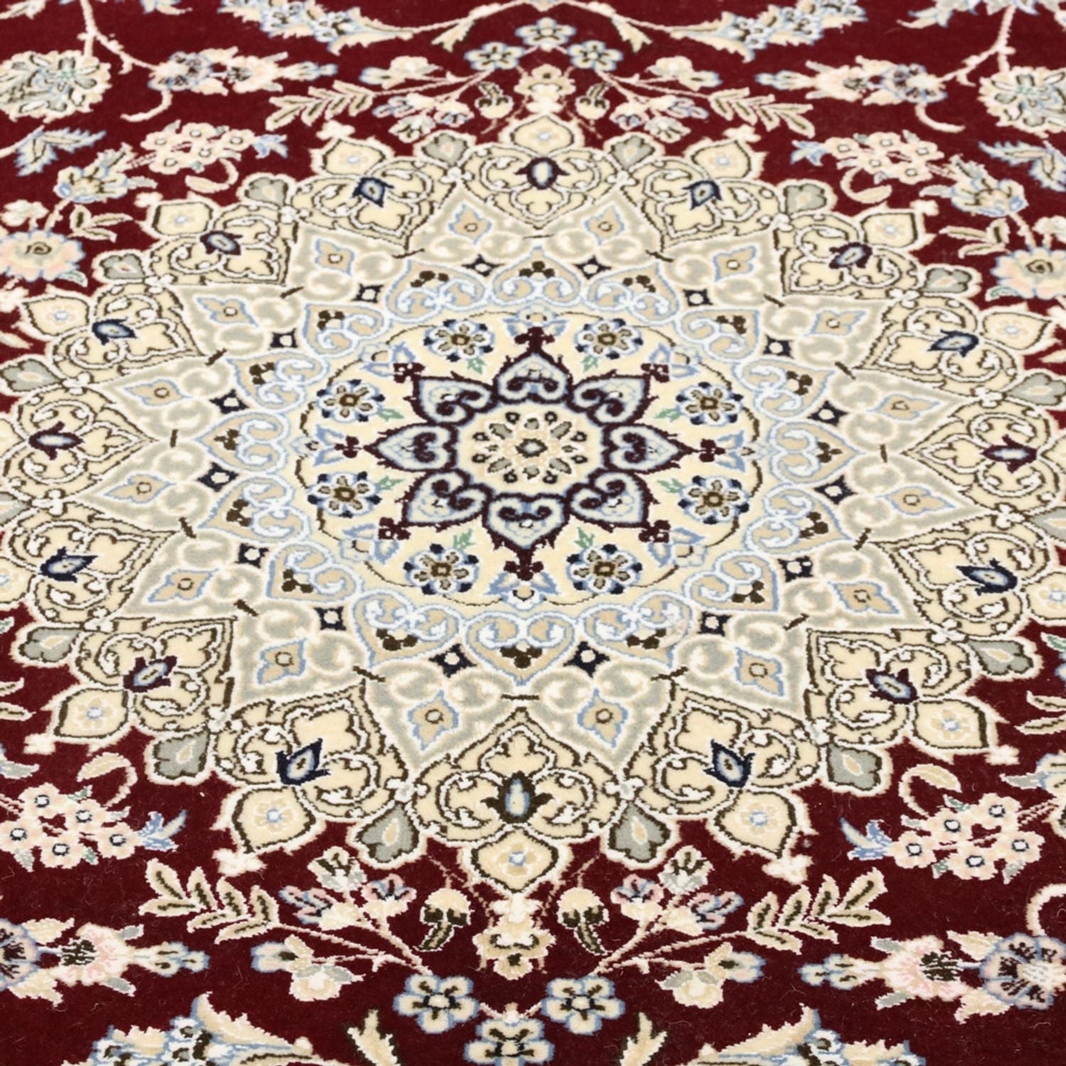 Tappeto Persero - Nain - Reale - 303 x 202 cm - rosso vino