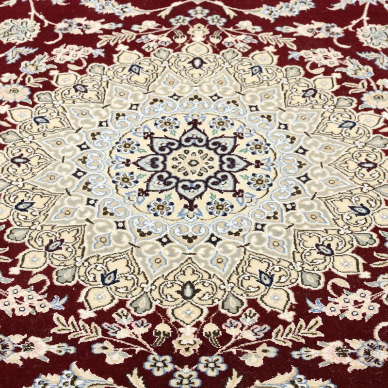 Tappeto Persero - Nain - Reale - 303 x 202 cm - rosso vino