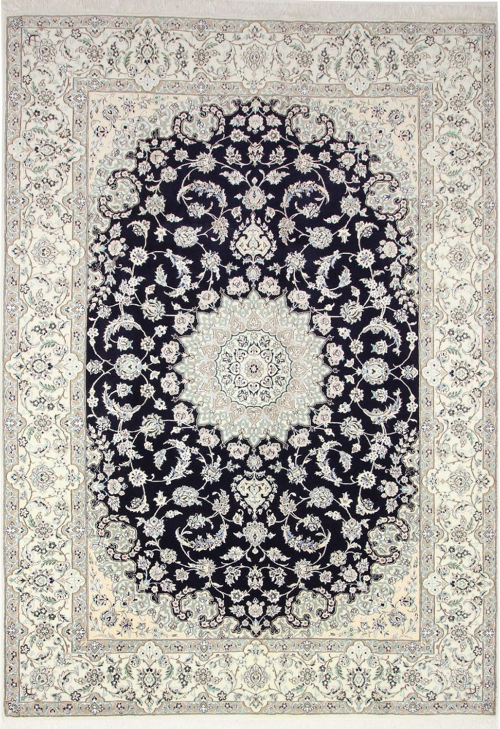 Tappeto Persero - Nain - Reale - 345 x 246 cm - blu scuro