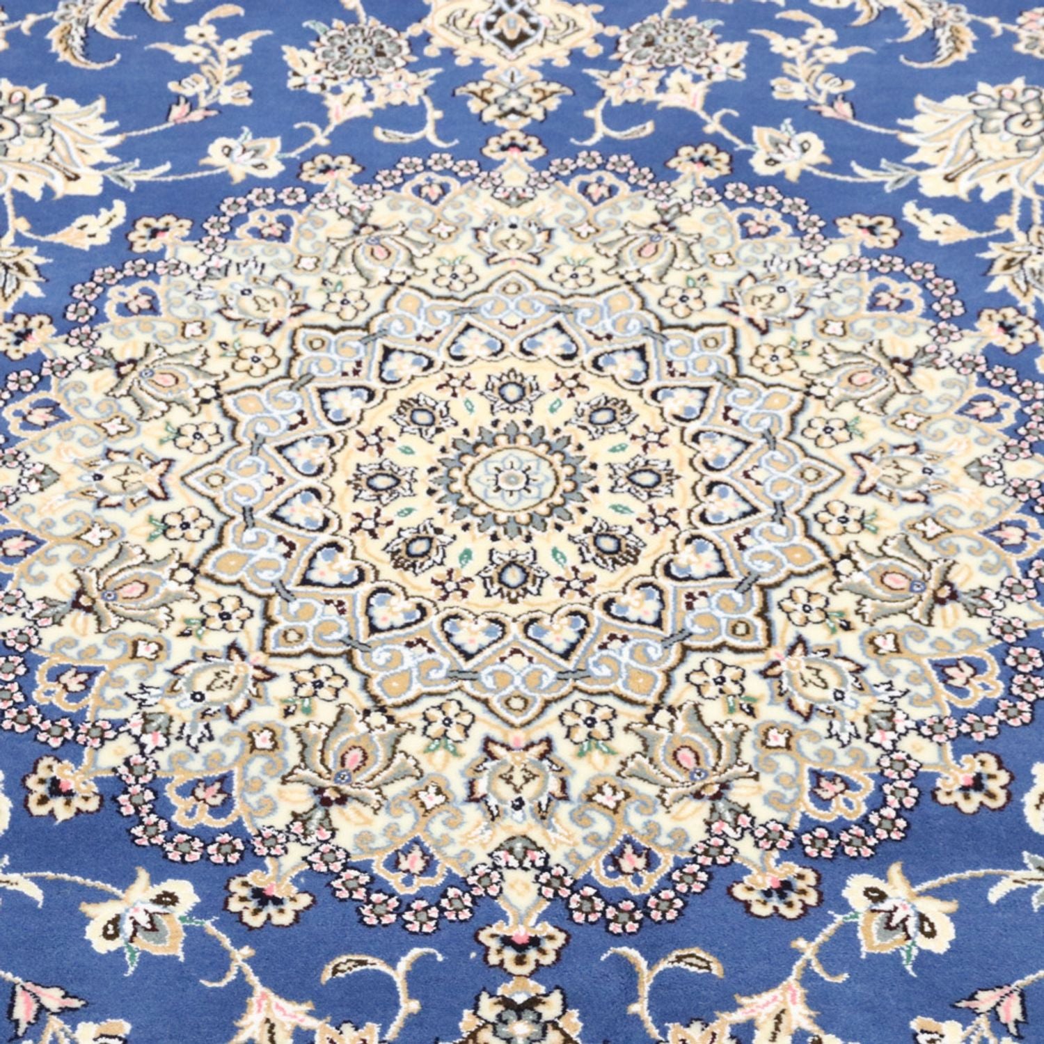 Tappeto Persero - Nain - Reale - 303 x 250 cm - blu