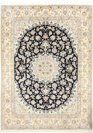 Tappeto Persero - Nain - Reale - 350 x 254 cm - blu scuro