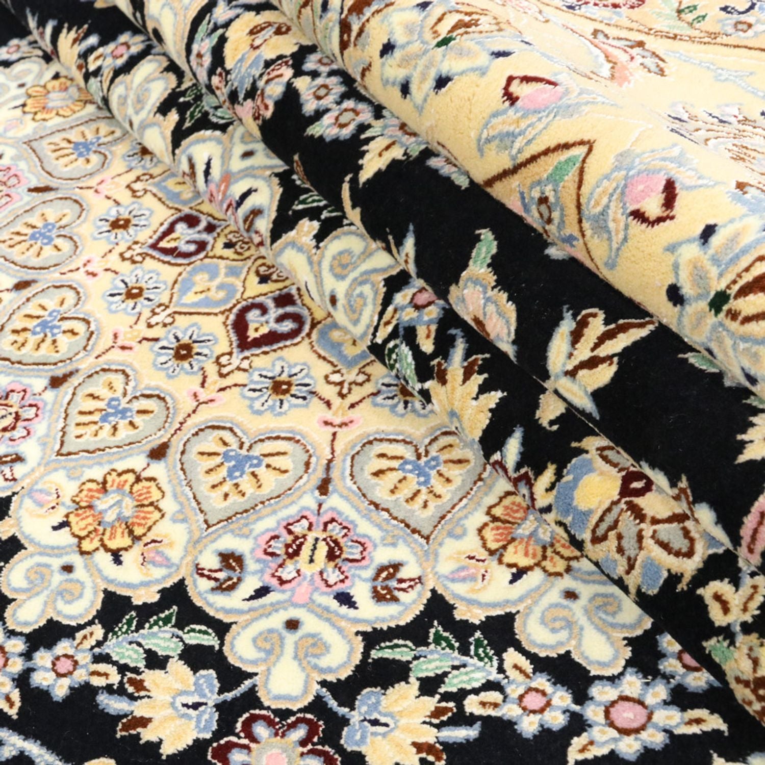 Tappeto Persero - Nain - Reale - 350 x 254 cm - blu scuro
