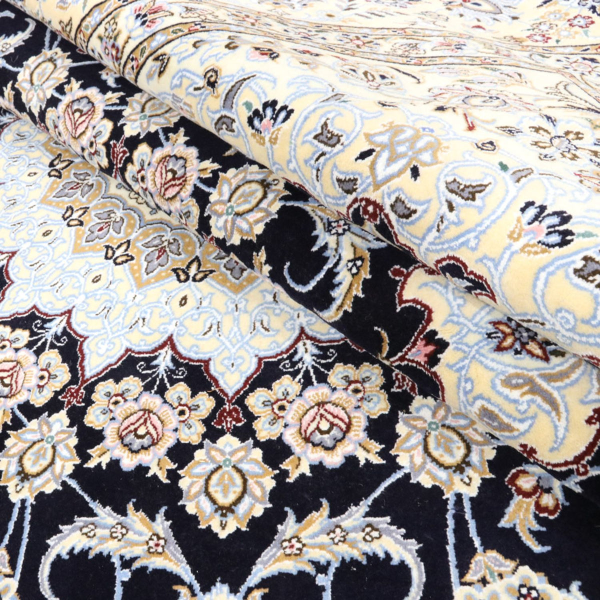 Tappeto Persero - Nain - Reale - 356 x 248 cm - blu scuro