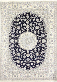 Tappeto Persero - Nain - Reale - 350 x 246 cm - blu scuro