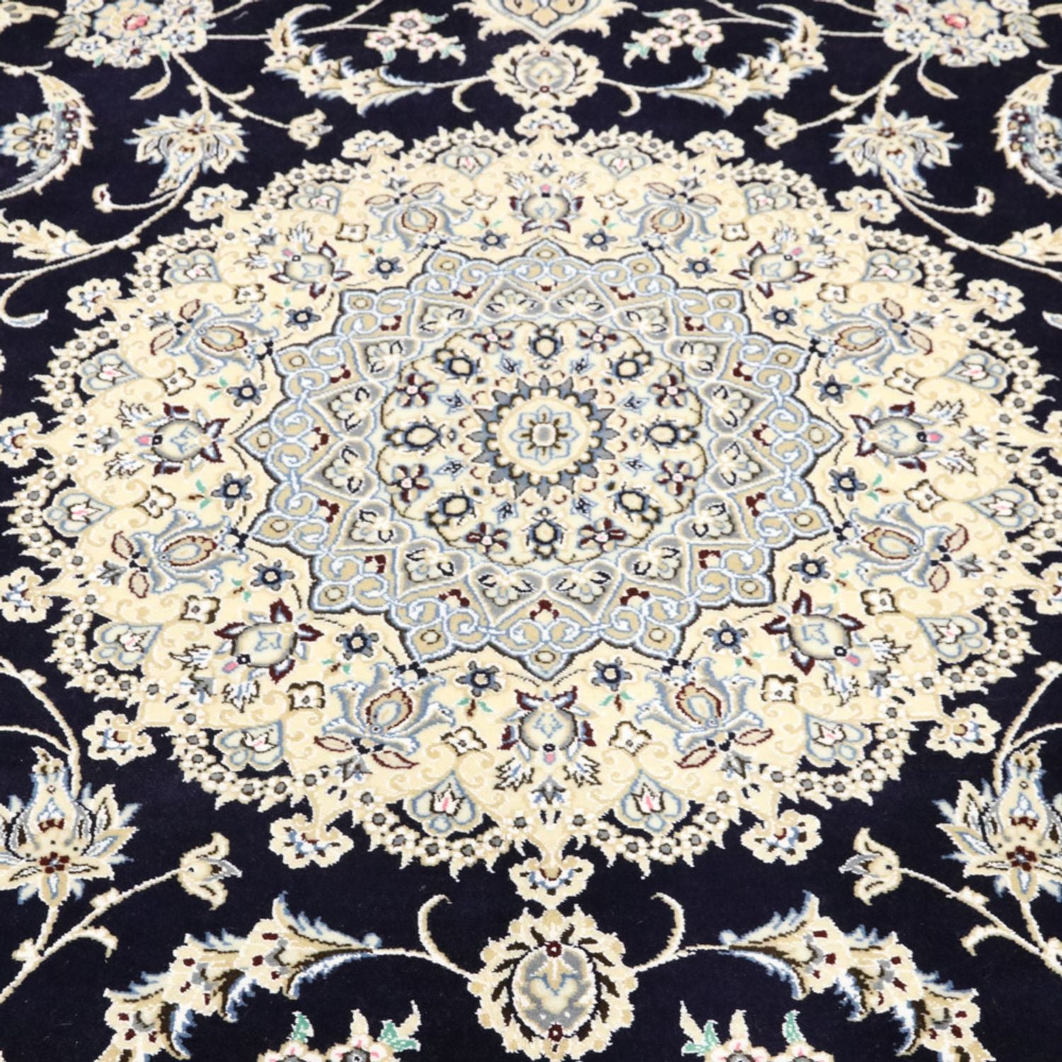 Tappeto Persero - Nain - Reale - 350 x 246 cm - blu scuro