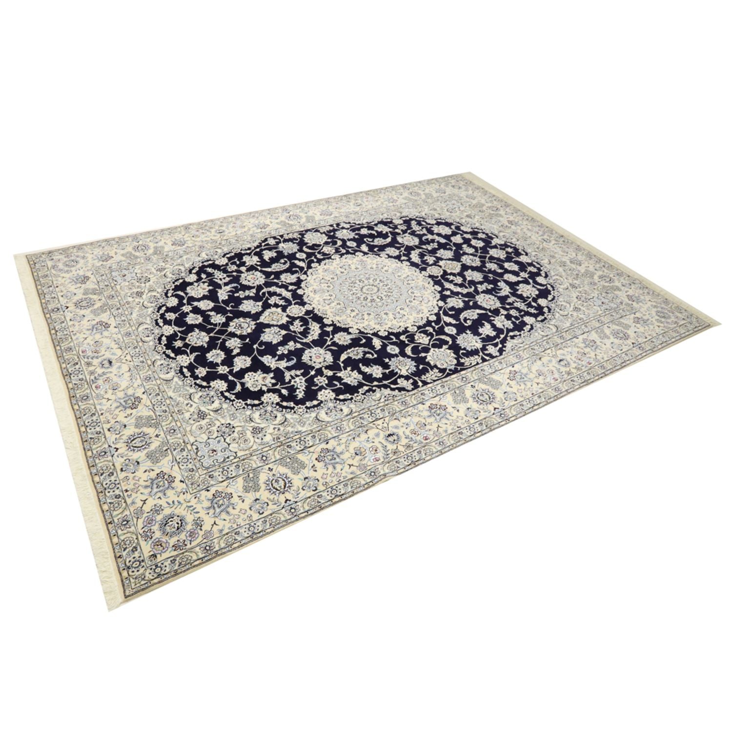 Tappeto Persero - Nain - Reale - 350 x 246 cm - blu scuro