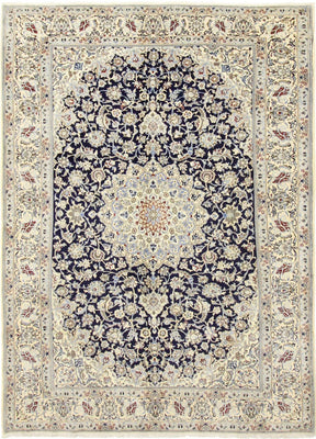 Tappeto Persero - Nain - Reale - 296 x 203 cm - blu scuro