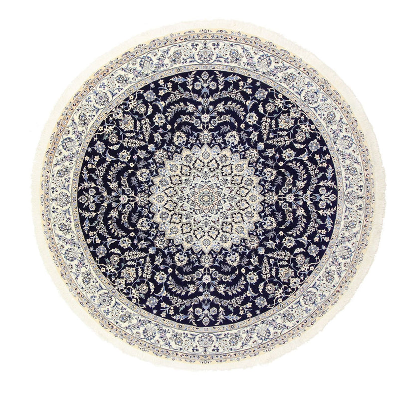 Tappeto Persero - Nain - Reale rotondo  - 260 x 260 cm - blu scuro