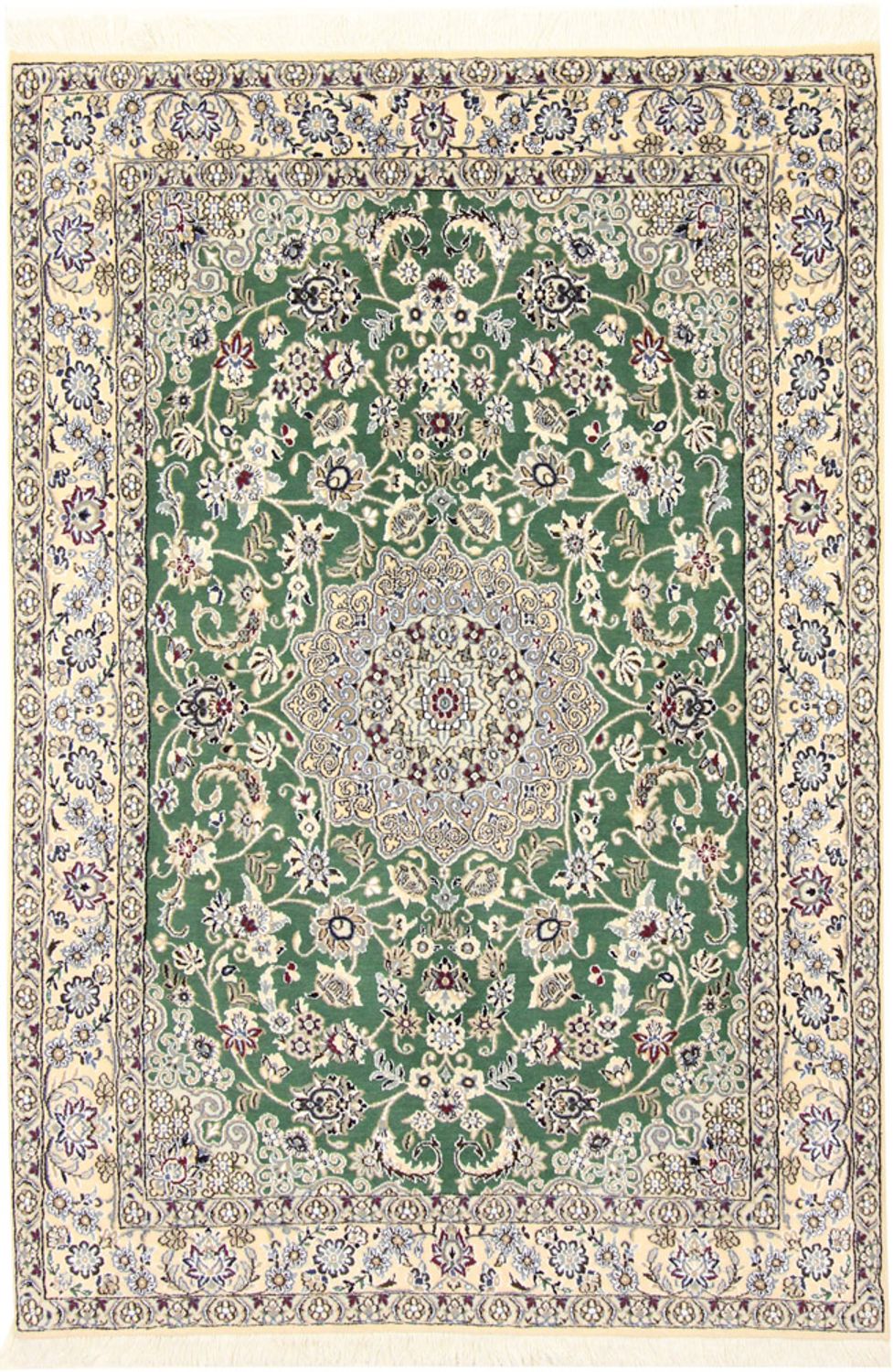 Tappeto Persero - Nain - Reale - 198 x 130 cm - verde