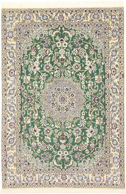 Tappeto Persero - Nain - Reale - 198 x 130 cm - verde