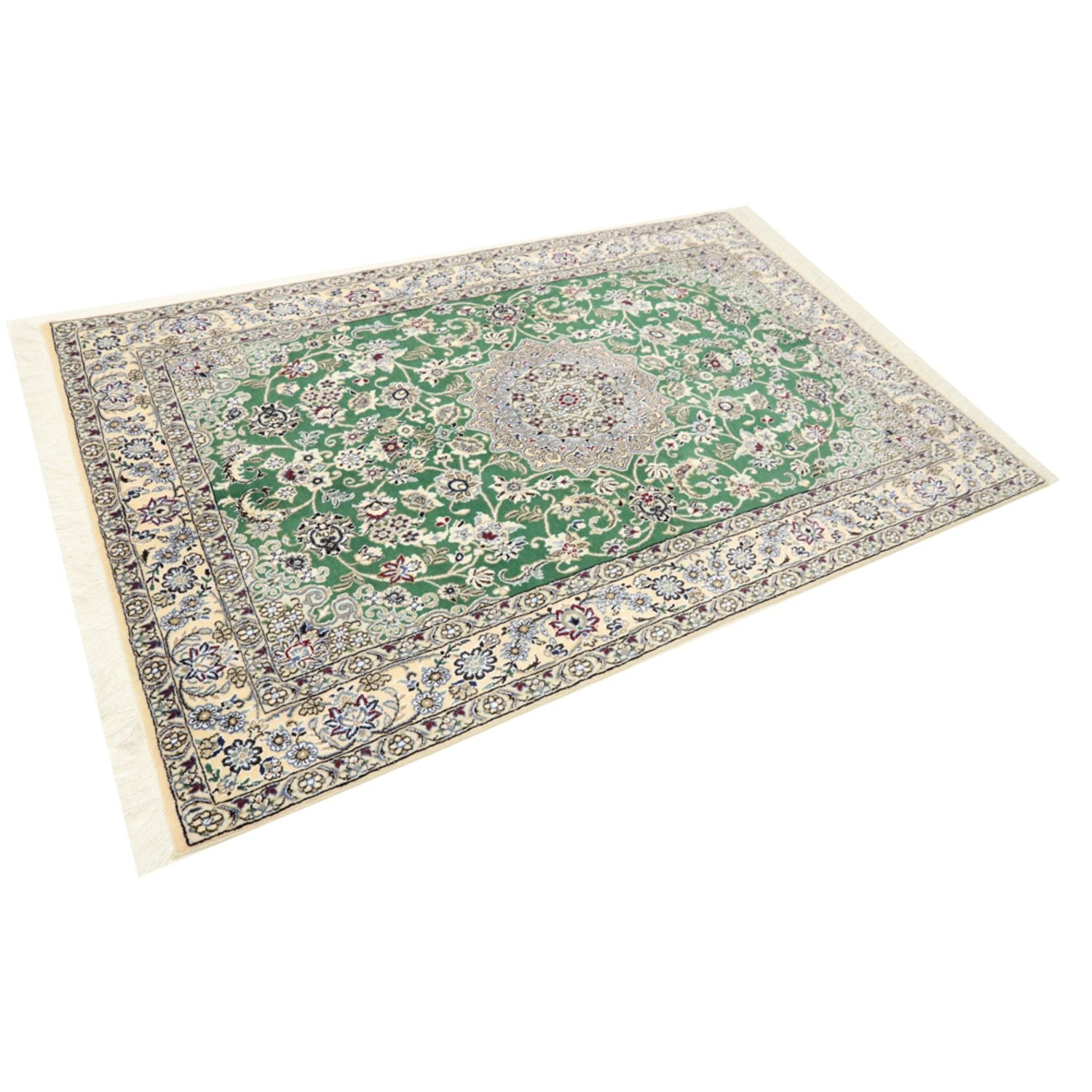 Tappeto Persero - Nain - Reale - 198 x 130 cm - verde