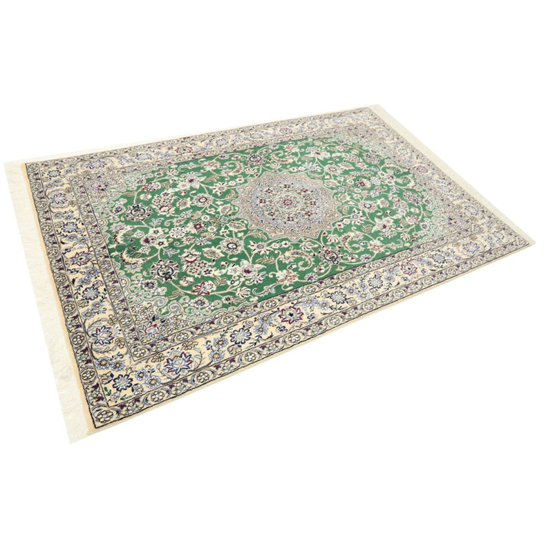 Tappeto Persero - Nain - Reale - 198 x 130 cm - verde