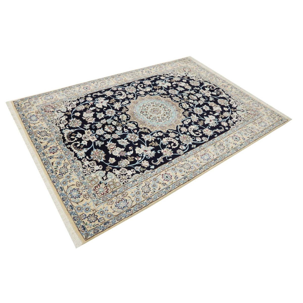 Tappeto Persero - Nain - Reale - 206 x 147 cm - rosso vino