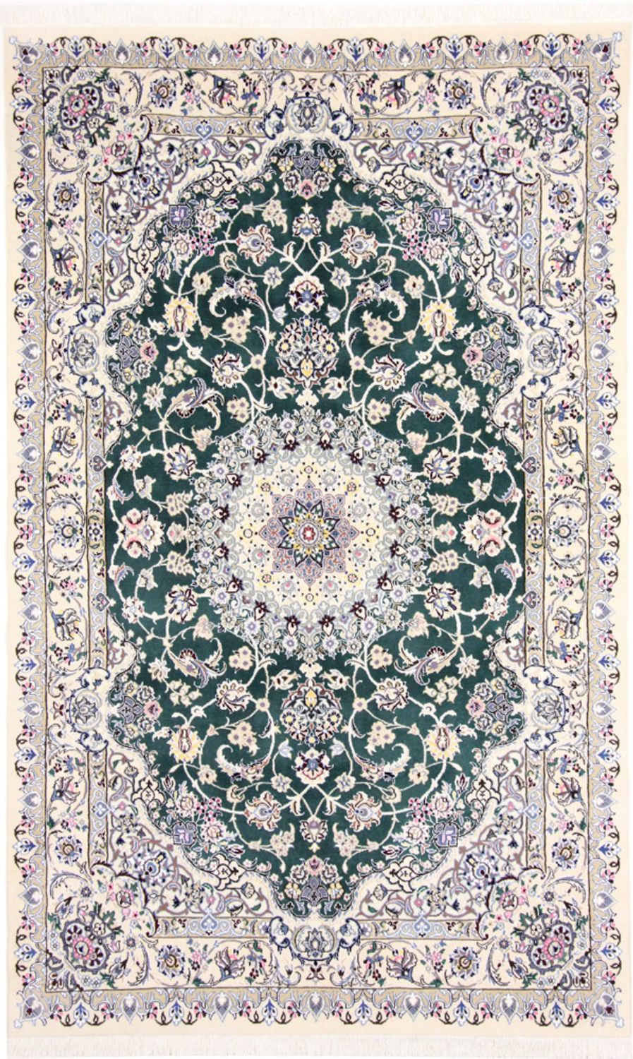 Tappeto Persero - Nain - Reale - 257 x 158 cm - verde
