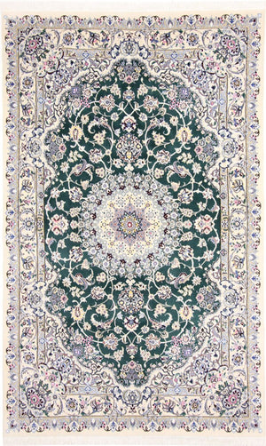 Tappeto Persero - Nain - Reale - 257 x 158 cm - verde