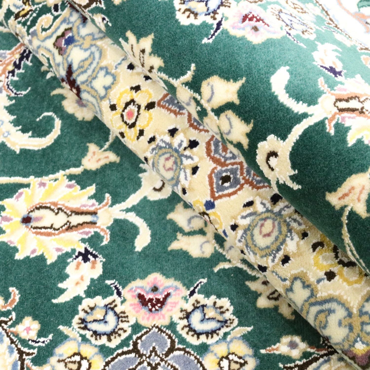 Tappeto Persero - Nain - Reale - 257 x 158 cm - verde