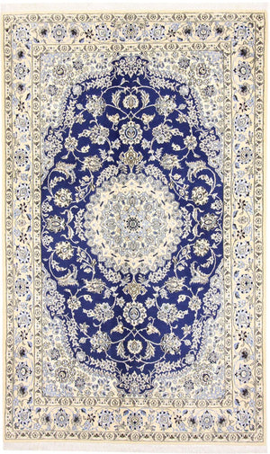 Tappeto Persero - Nain - Reale - 244 x 146 cm - blu