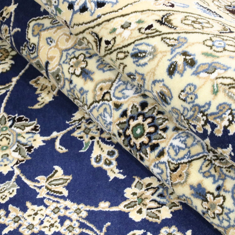 Tappeto Persero - Nain - Reale - 244 x 146 cm - blu