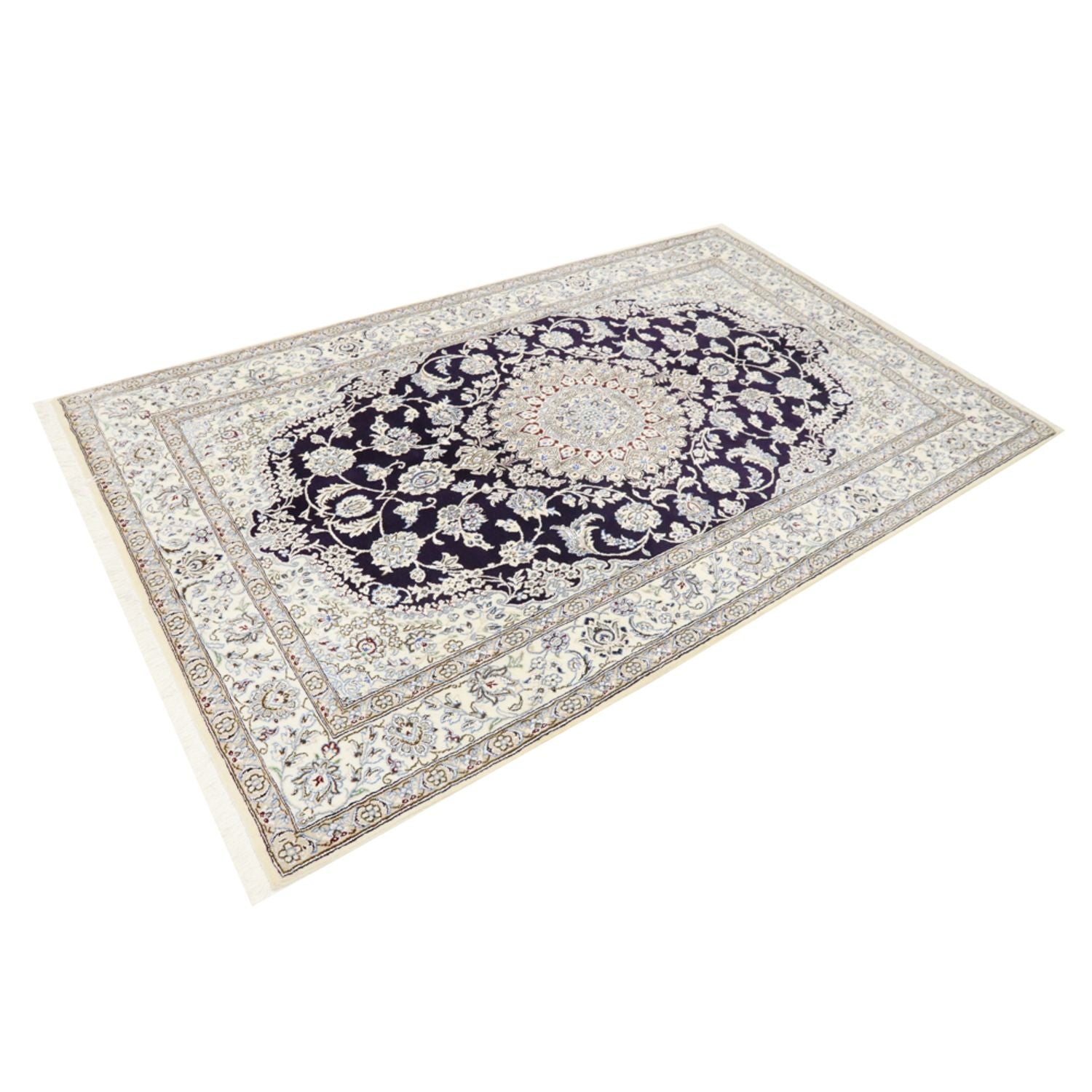 Tappeto Persero - Nain - Reale - 249 x 155 cm - blu scuro