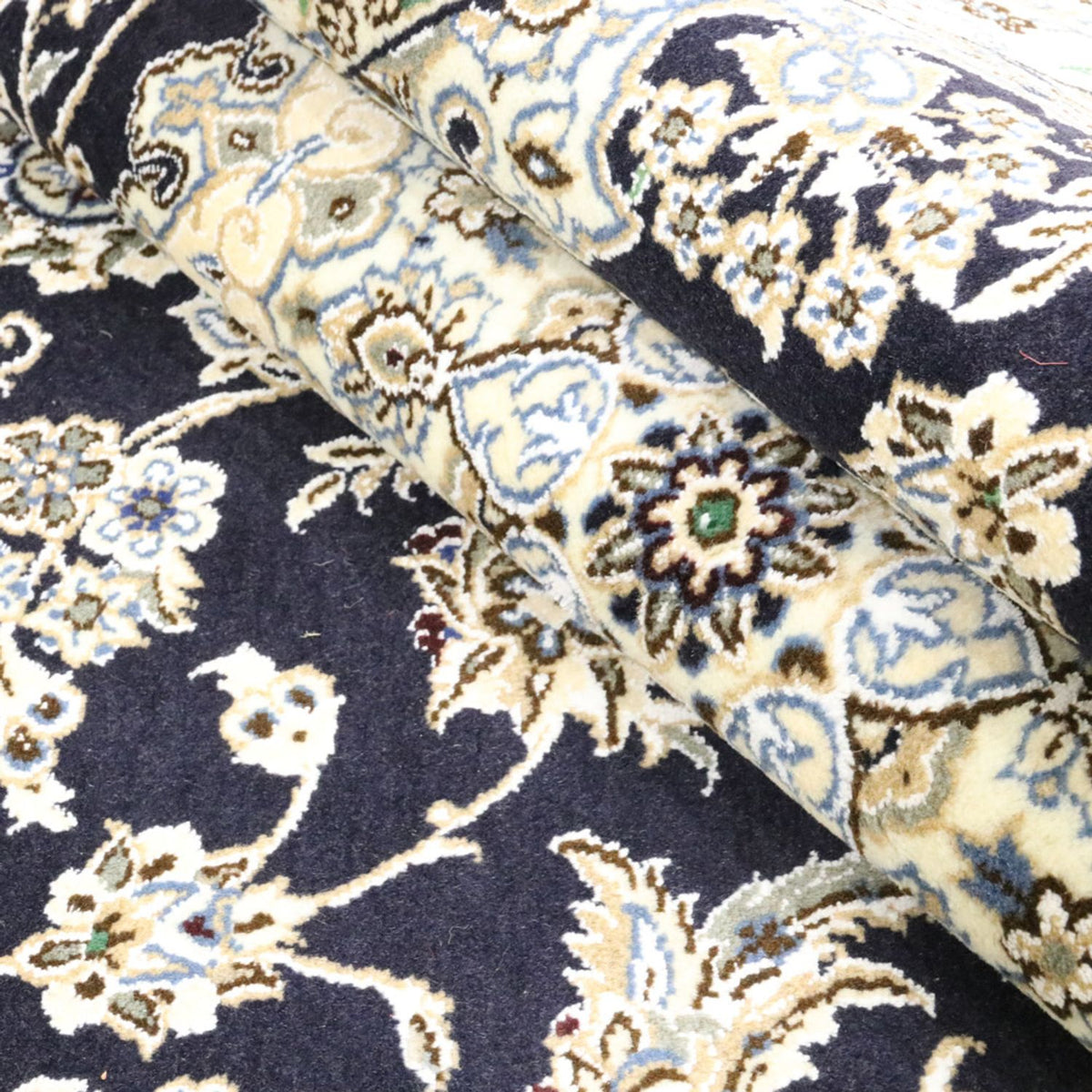 Tappeto Persero - Nain - Reale - 255 x 154 cm - blu scuro