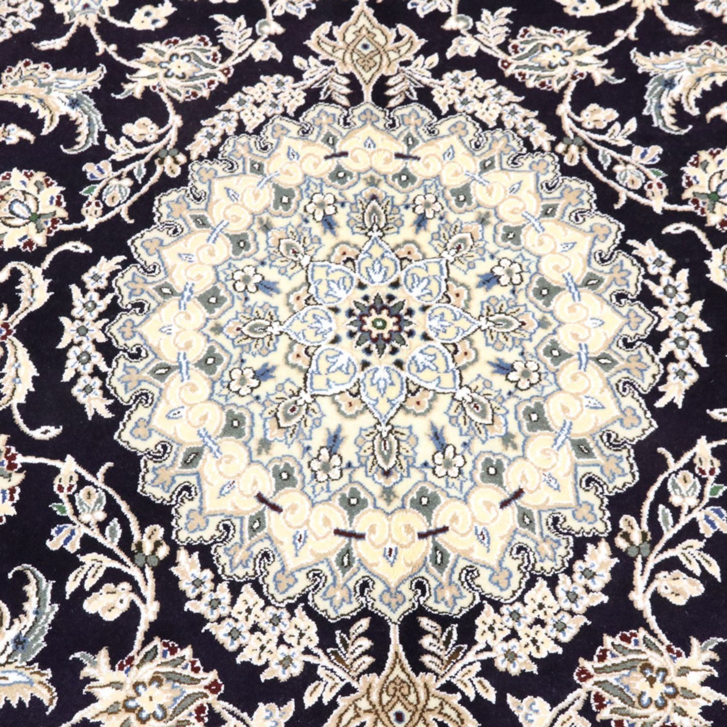 Tappeto Persero - Nain - Reale - 246 x 154 cm - blu scuro