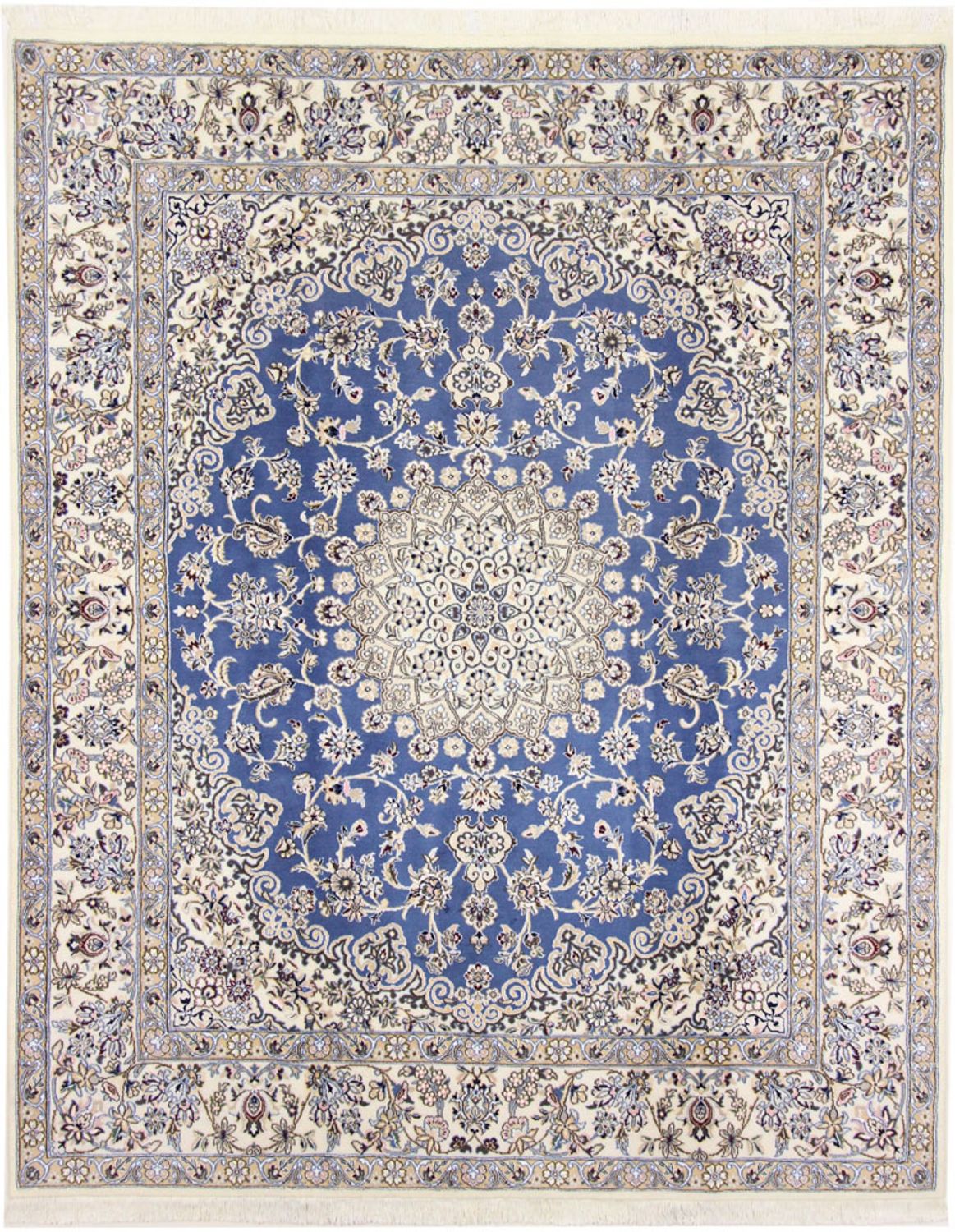 Tappeto Persero - Nain - Reale - 250 x 200 cm - blu