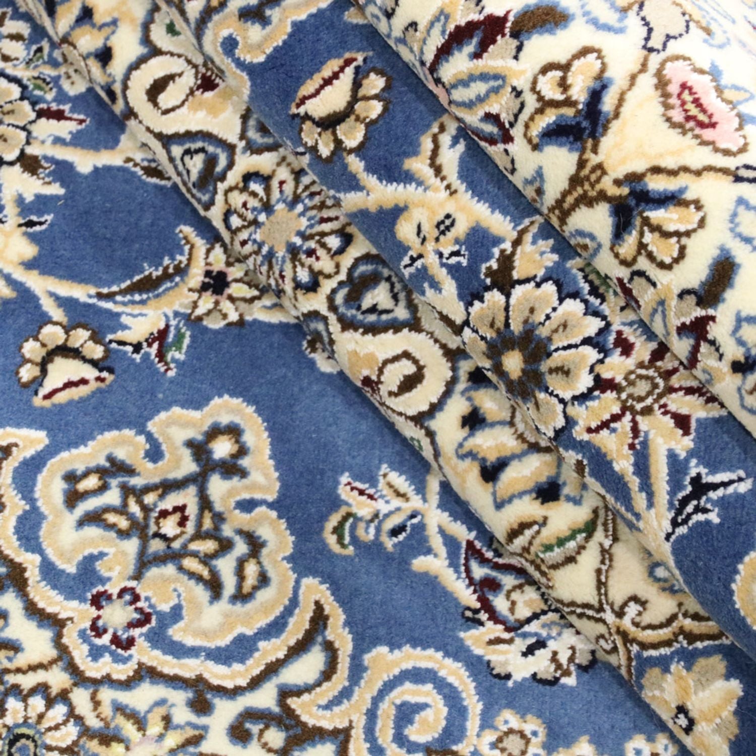 Tappeto Persero - Nain - Reale - 250 x 200 cm - blu