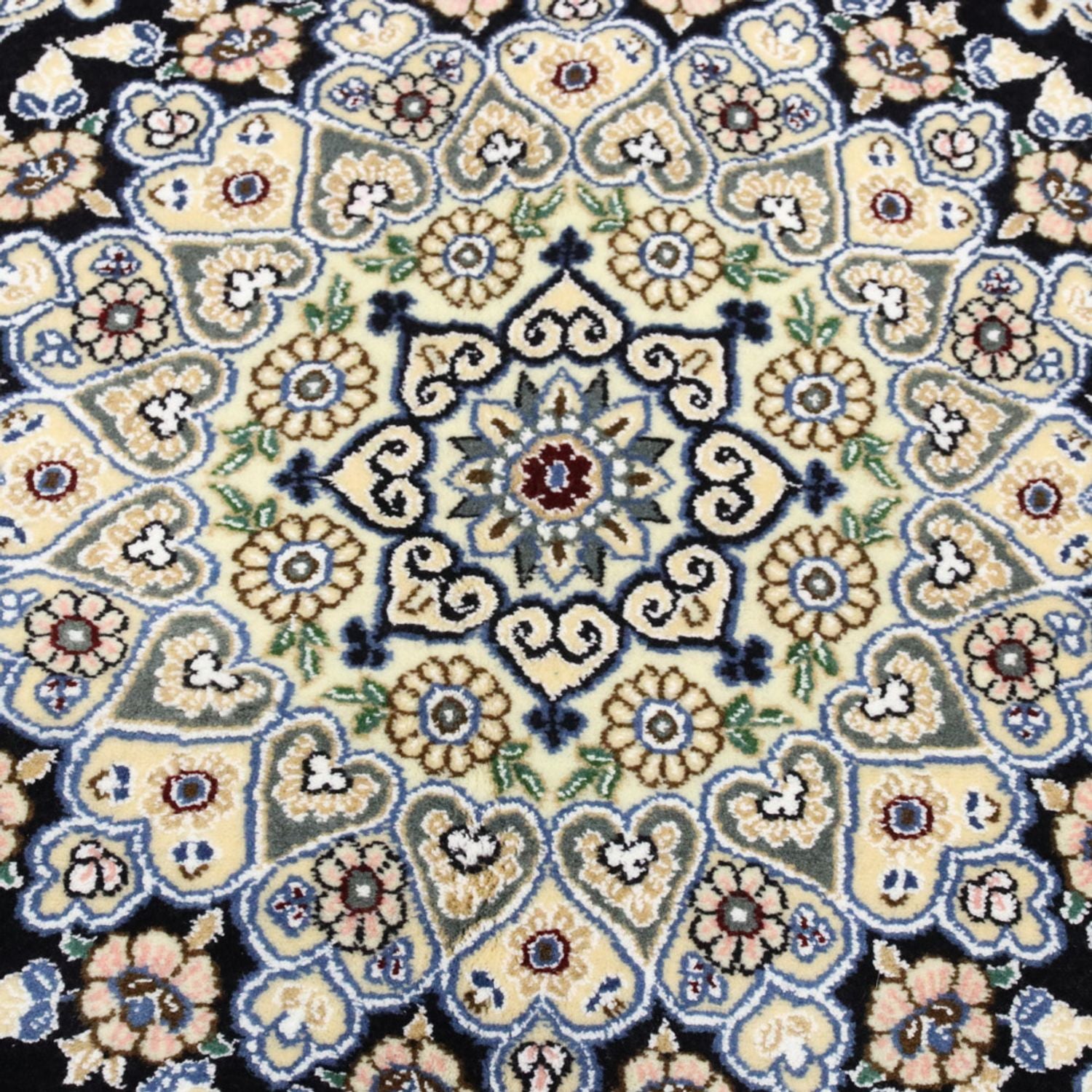 Tappeto Persero - Nain - Reale - 202 x 132 cm - blu scuro