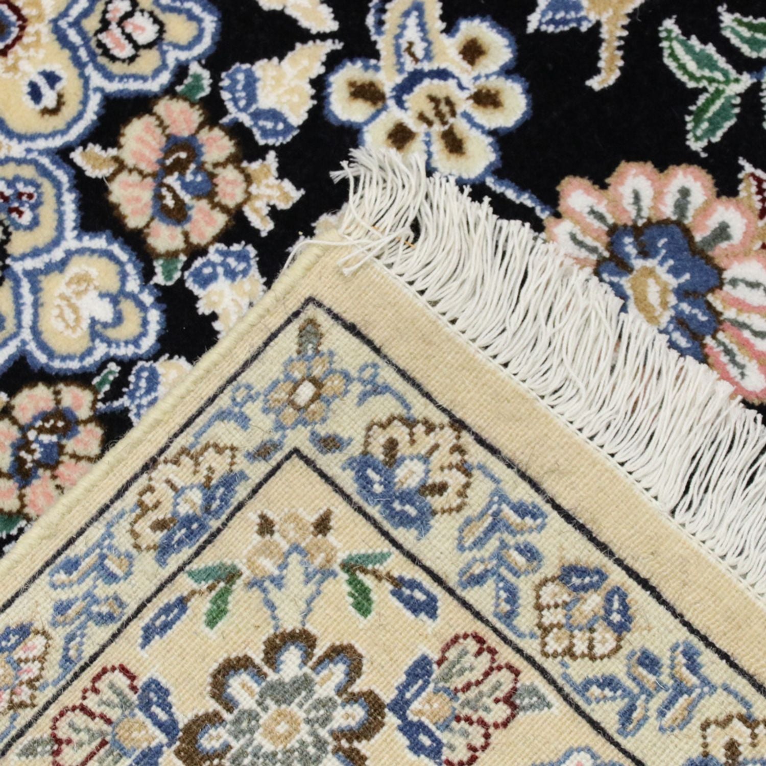 Tappeto Persero - Nain - Reale - 202 x 132 cm - blu scuro