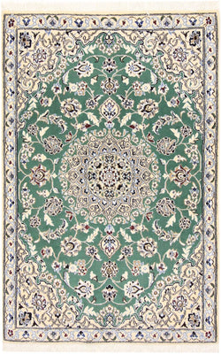 Tappeto Persero - Nain - Reale - 137 x 88 cm - verde
