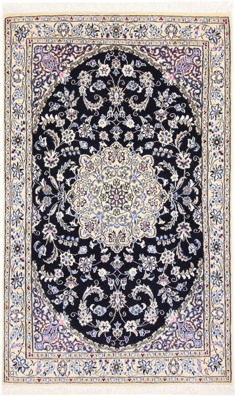 Tappeto Persero - Nain - Reale - 155 x 96 cm - blu scuro