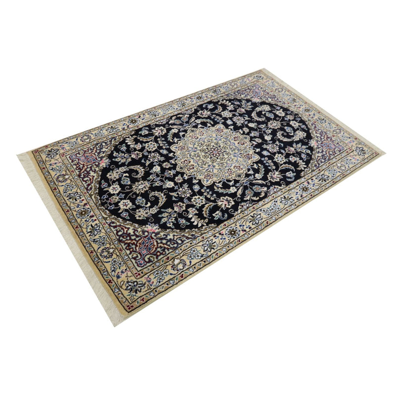 Tappeto Persero - Nain - Reale - 155 x 96 cm - blu scuro