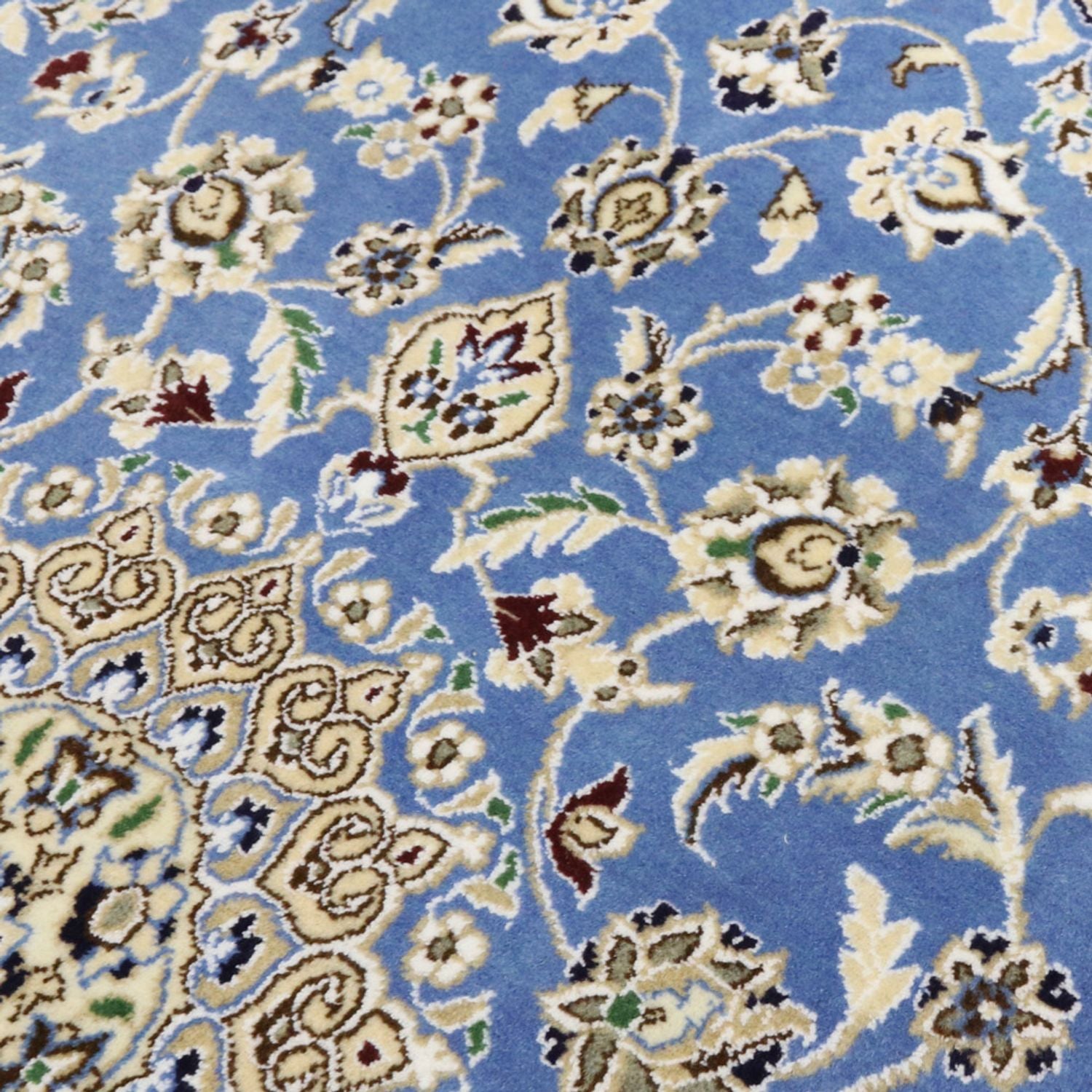 Tappeto Persero - Nain - Reale - 135 x 91 cm - blu