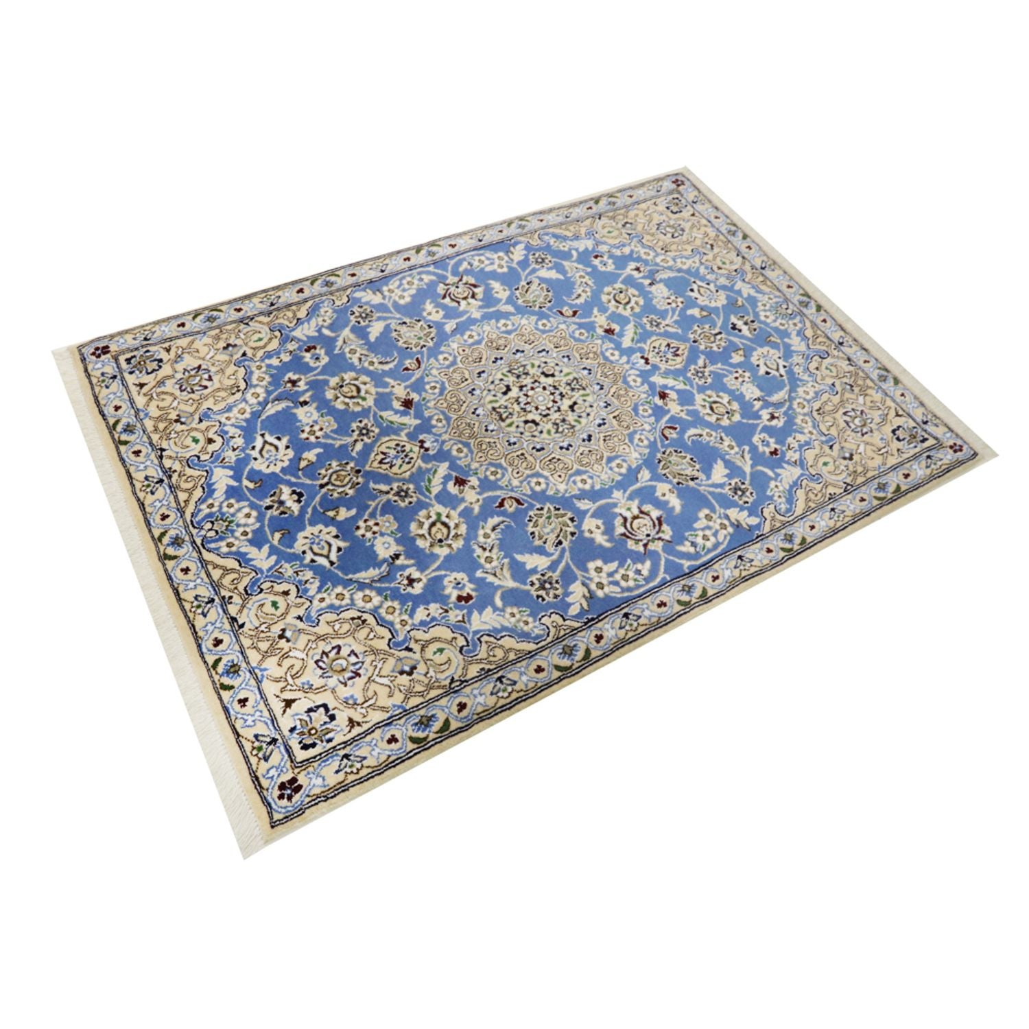 Tappeto Persero - Nain - Reale - 135 x 91 cm - blu