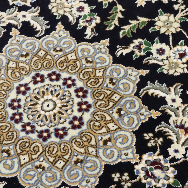 Tappeto corsia Tappeto Persero - Nain - Reale - 195 x 84 cm - blu scuro