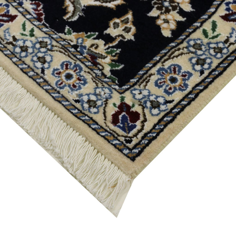 Tappeto corsia Tappeto Persero - Nain - Reale - 195 x 84 cm - blu scuro