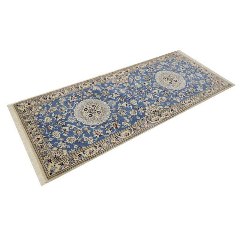 Tappeto corsia Tappeto Persero - Nain - Reale - 198 x 83 cm - blu